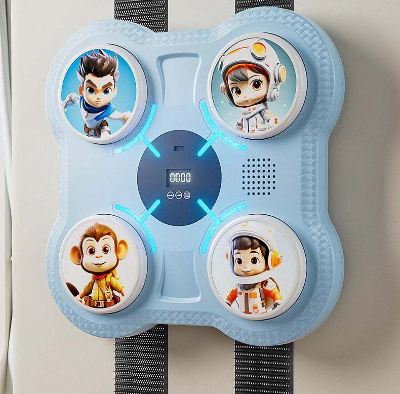 آلة ملاكمة للأطفال مع موسيقى