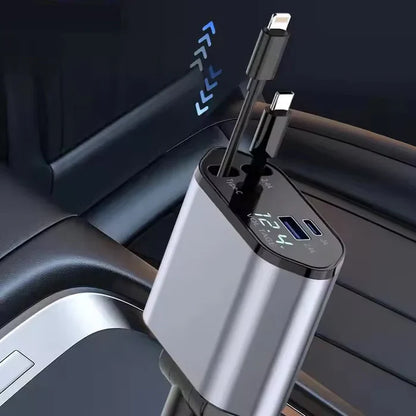 شاحن سيارة قابل للسحب