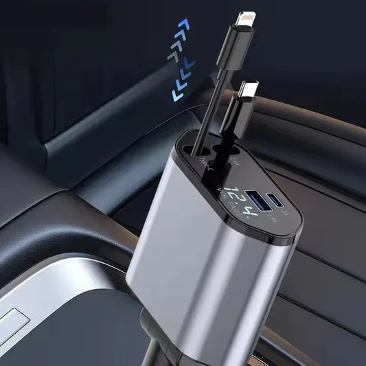 شاحن سيارة قابل للسحب