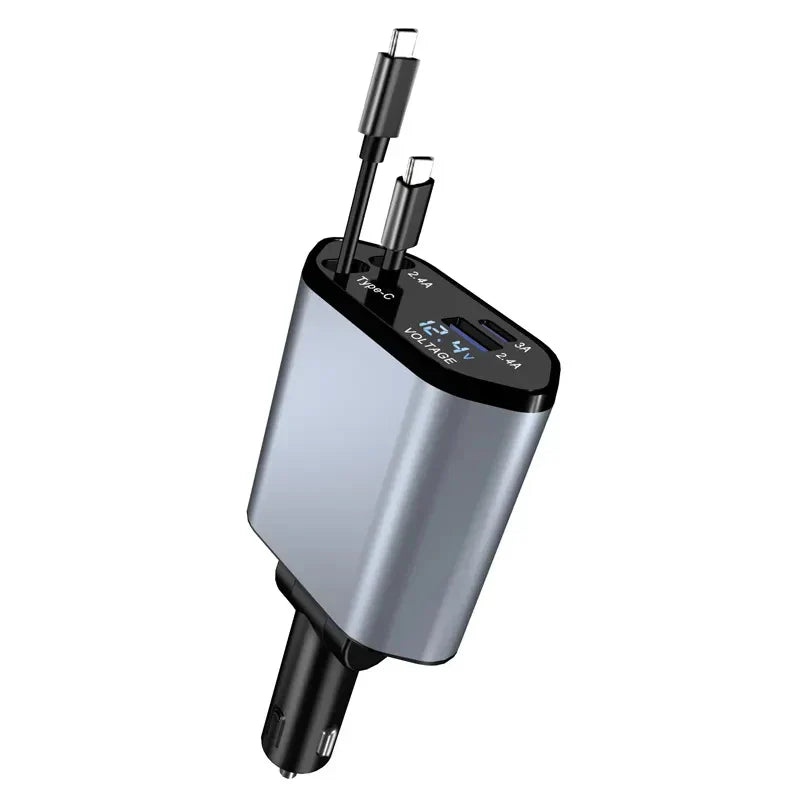 شاحن سيارة قابل للسحب